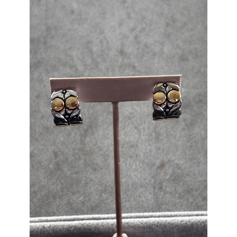 Janku Clip On Earrings Set: Greek Key & Owl Design 2 sets - Picture 5 of 9
